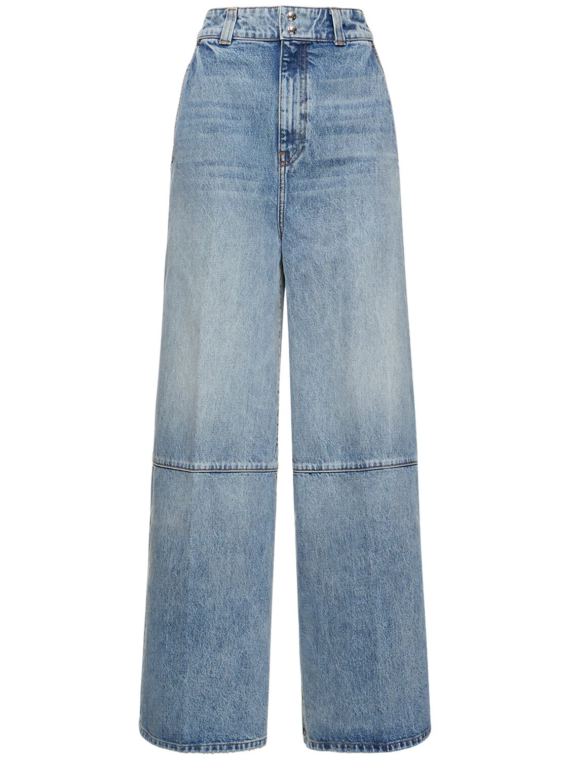 Isla Wide Cotton Denim Jeans