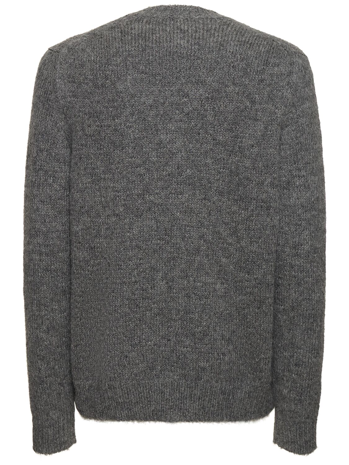 Shop Jil Sander Alpaca Blend Bouclé Sweater In Pebble