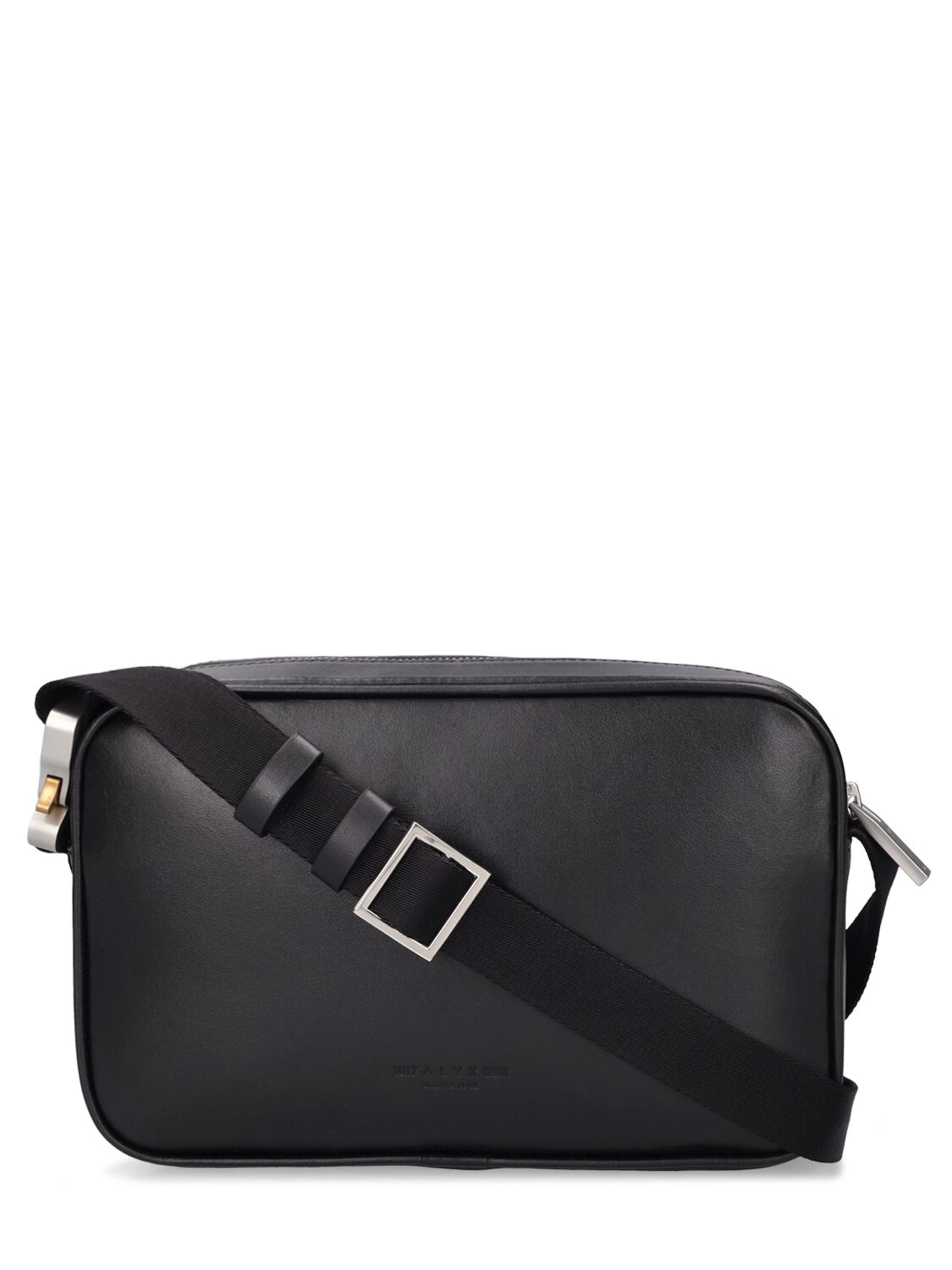 Shop Alyx Leather Crossbody Bag W/buckle In Black