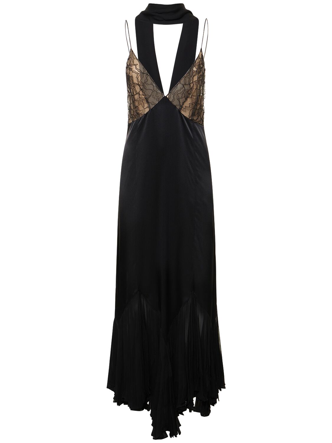 Candita Silk Lace Midi Dress – WOMEN > CLOTHING > DRESSES
