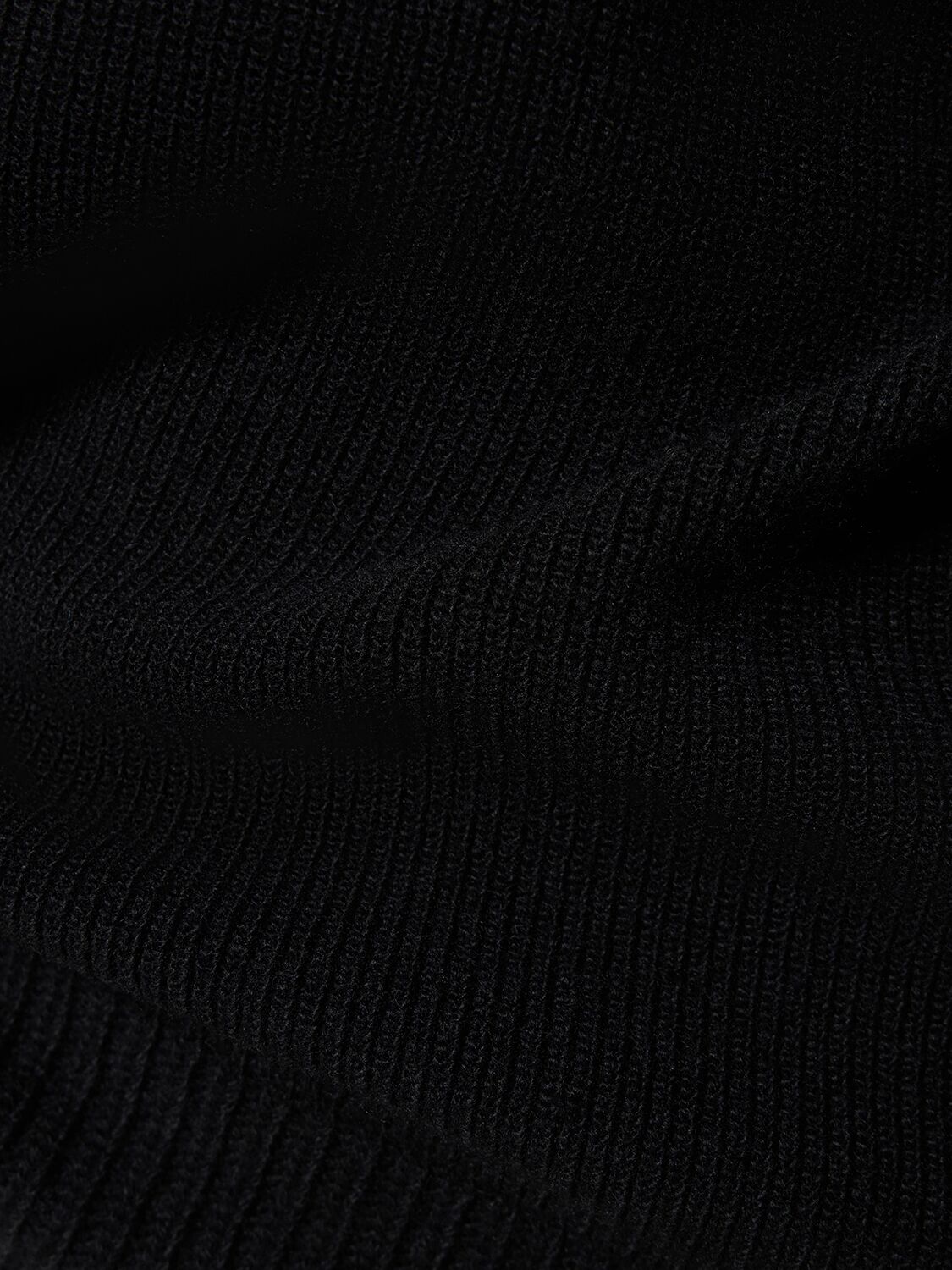 Shop Laneus High Neck Wool Sweater In Black