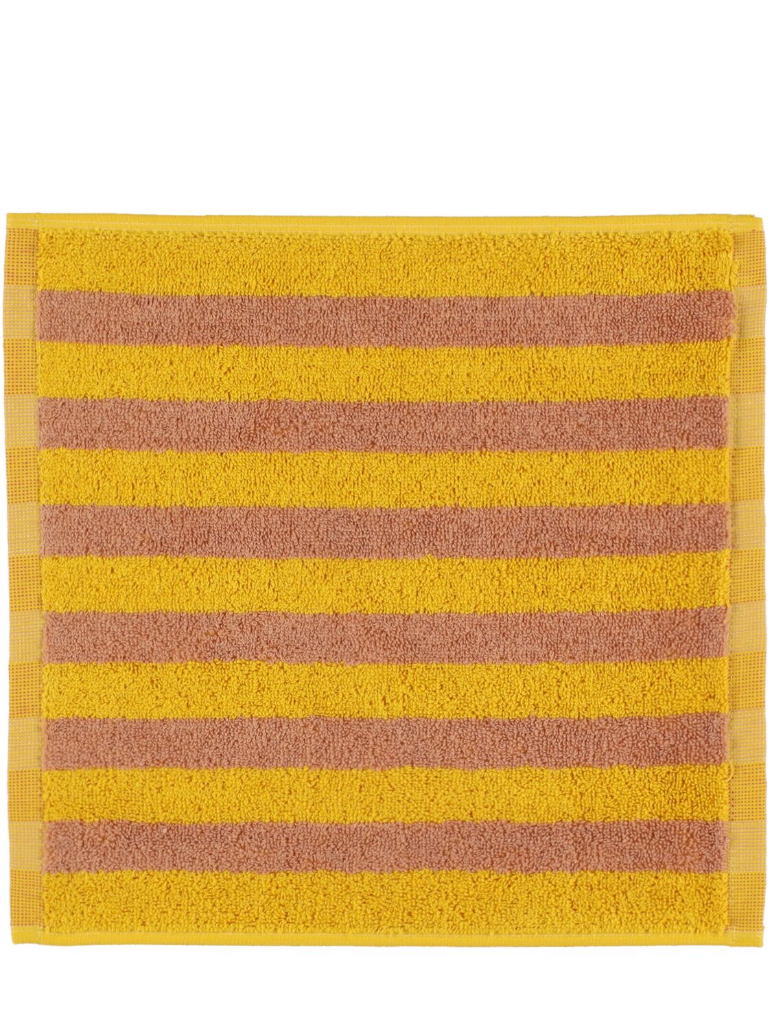 Dusen Dusen Meadow Stripe Cotton Washcloth In Multicolor