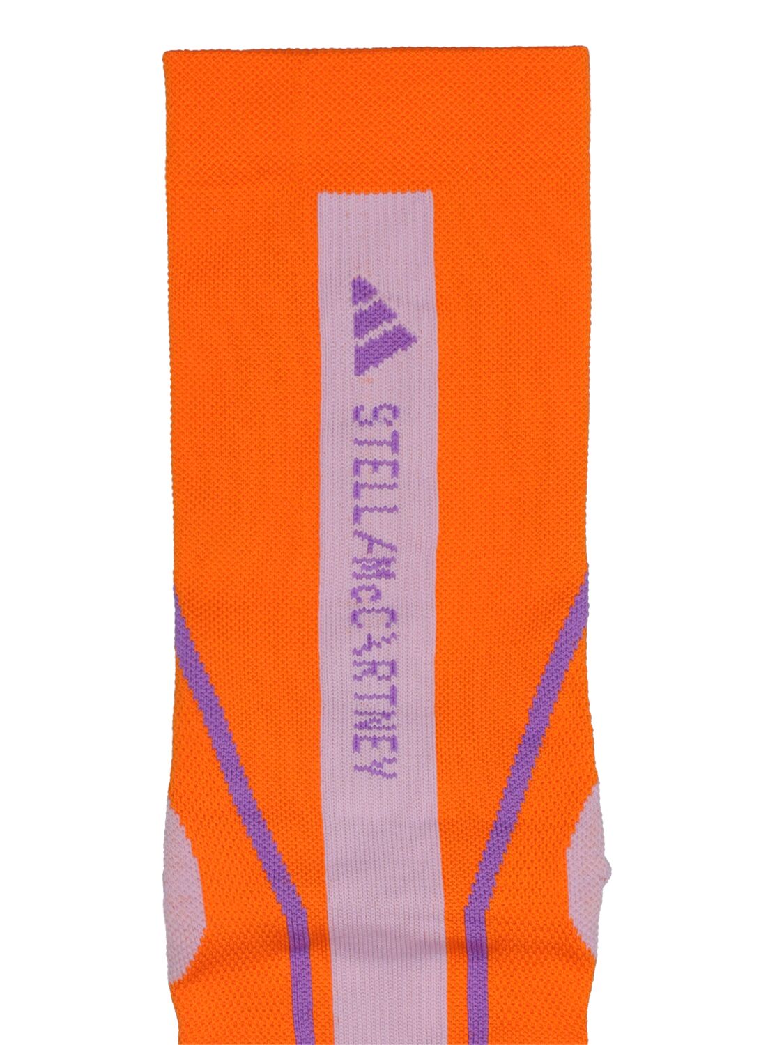 Shop Adidas By Stella Mccartney Asmc Crew Socks In Orange