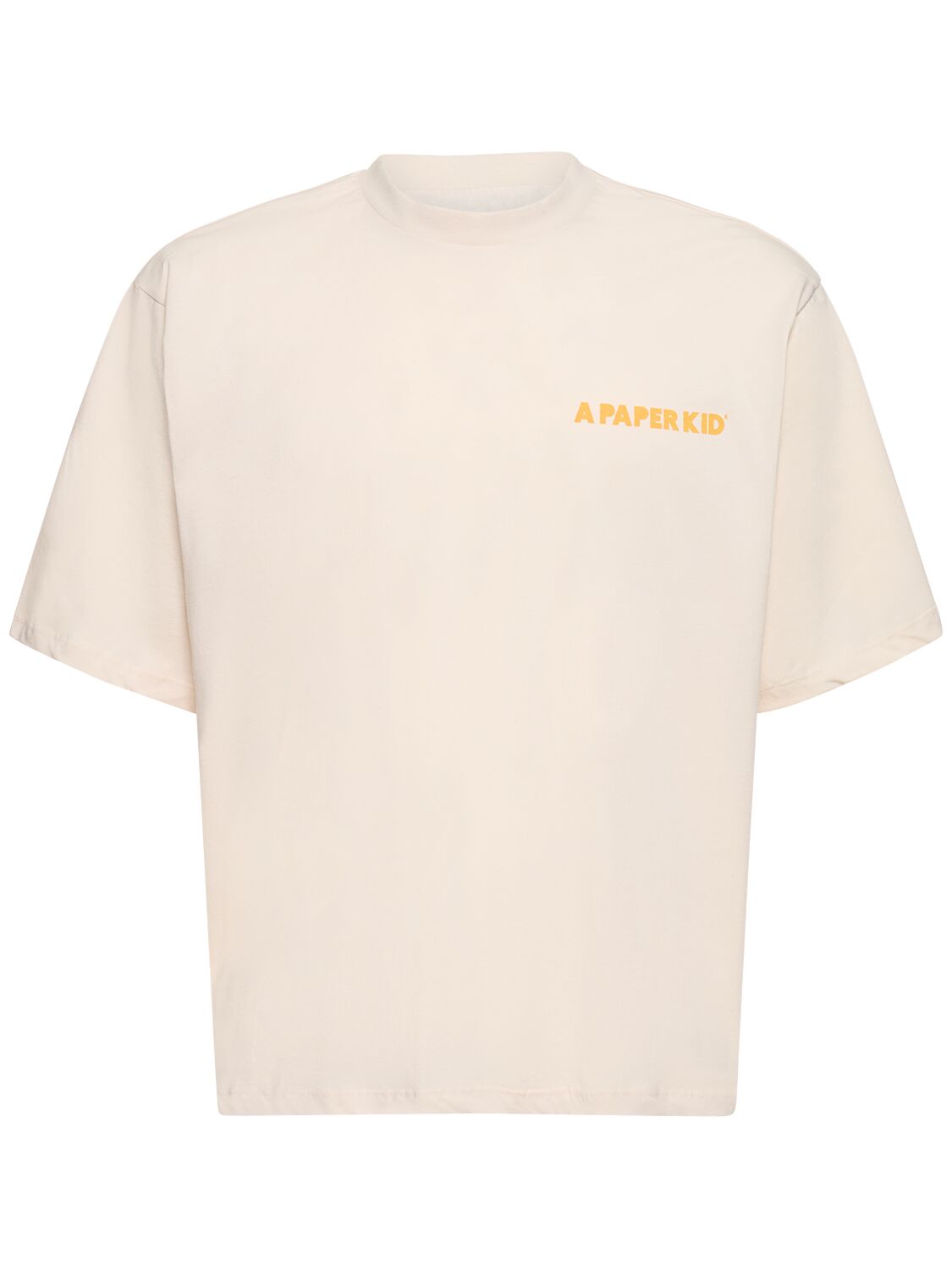 Shop A Paper Kid Unisex T-shirt In Cream