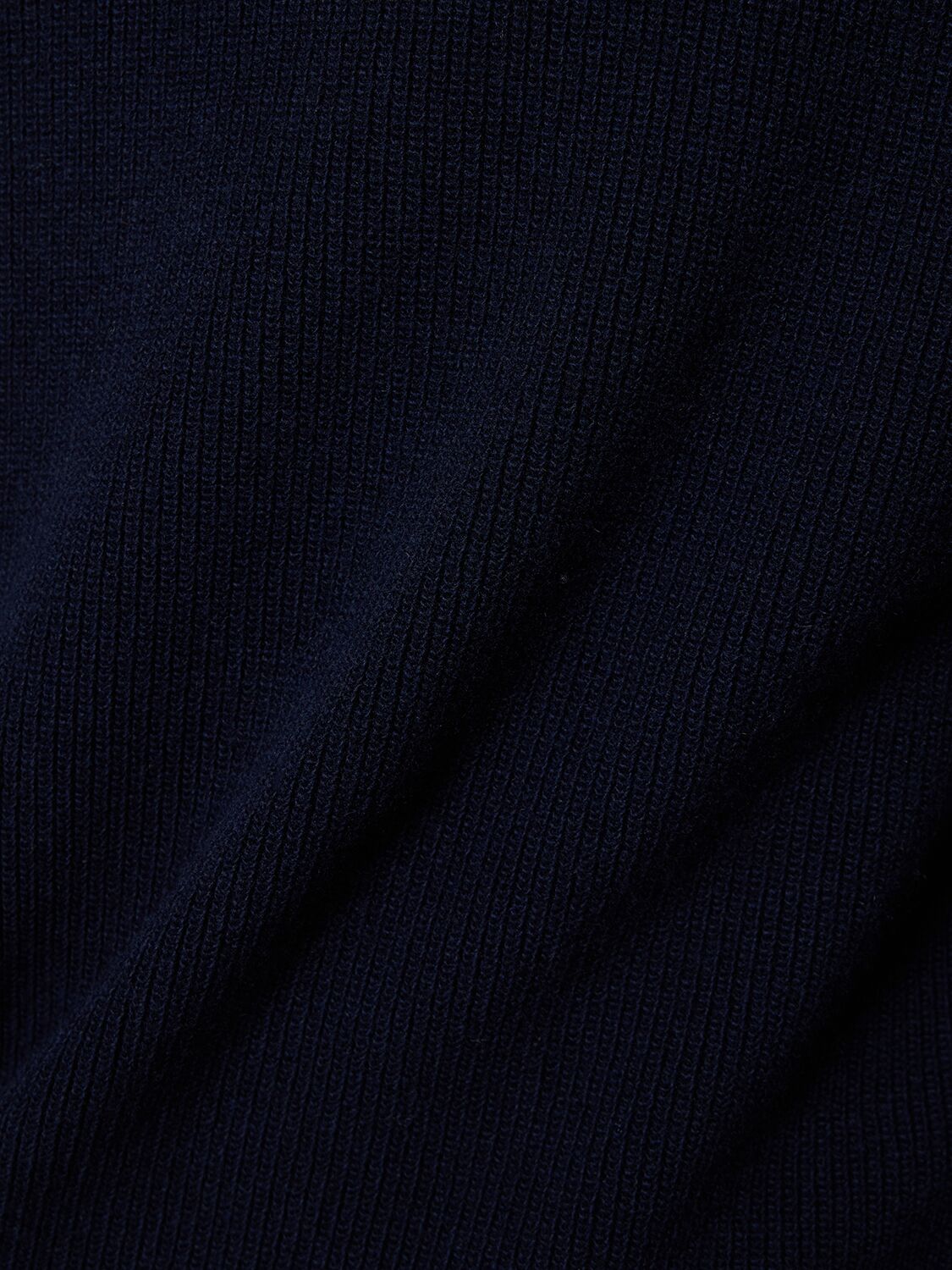 Shop Laneus High Neck Wool Sweater In Blue