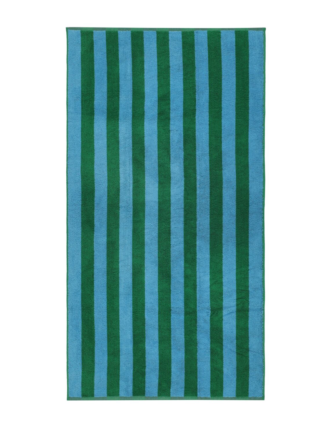 Dusen Dusen Field Stripe Cotton Bath Towel In Multicolor