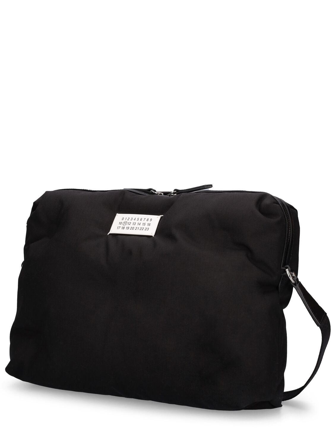 Shop Maison Margiela Glam Slam Corduroy Computer Bag In Black