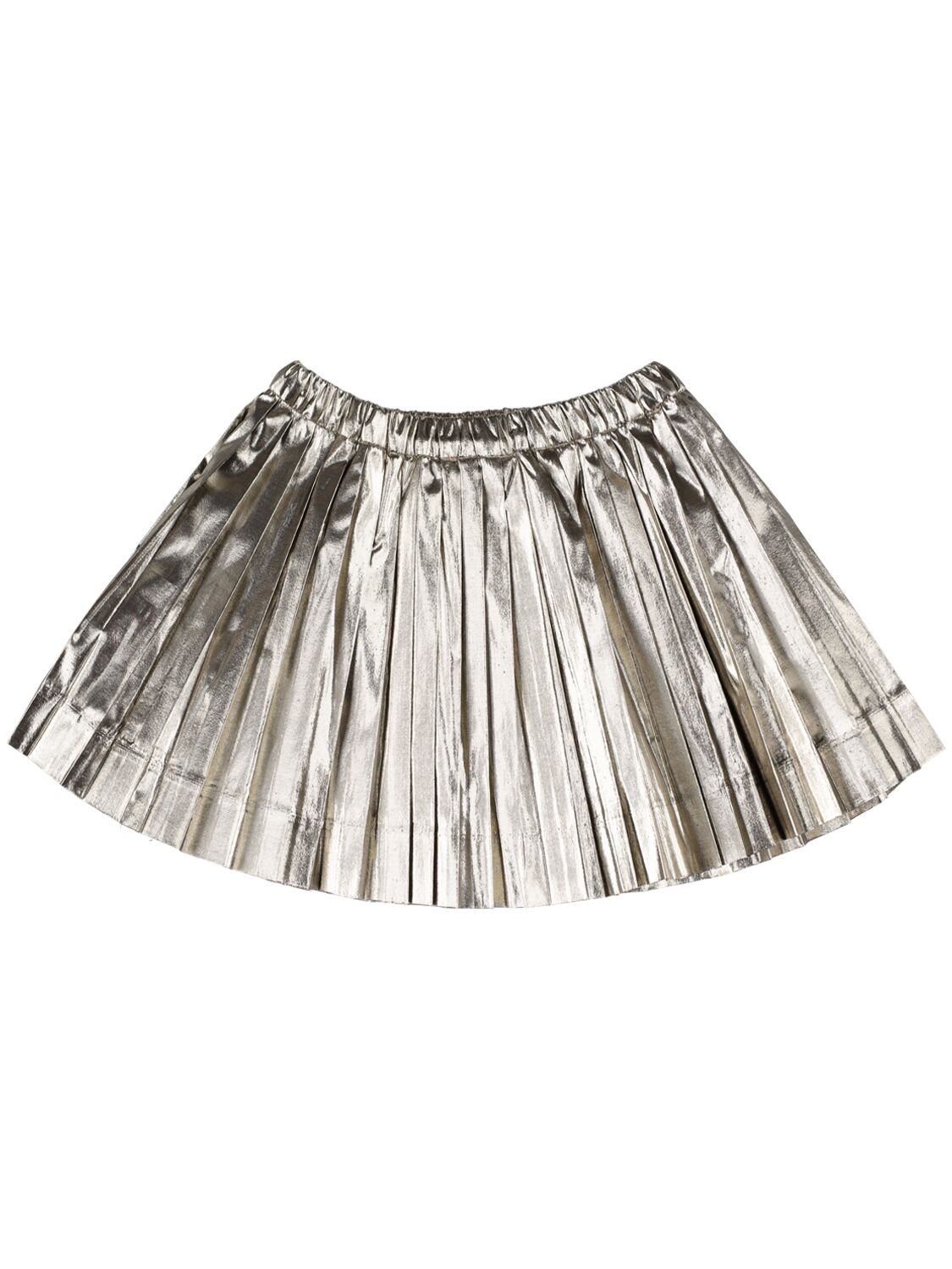Shop Bonpoint Beryl Pleated Skirt In Gold