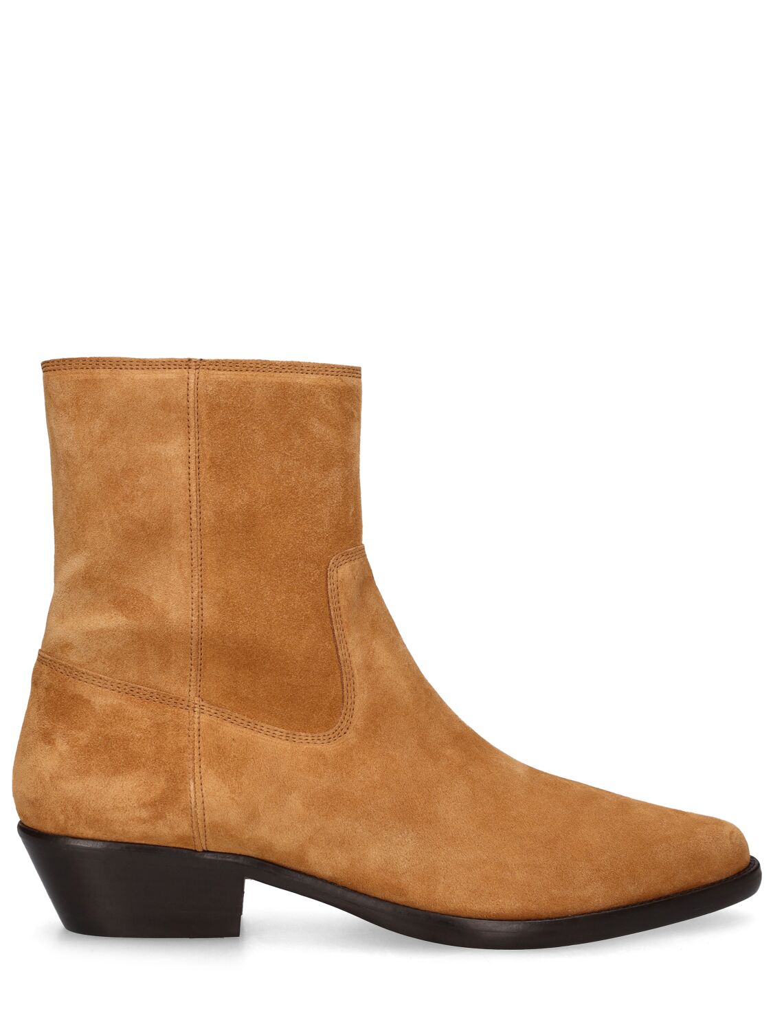 Marant Okuni Suede Chelsea Boots In Camel