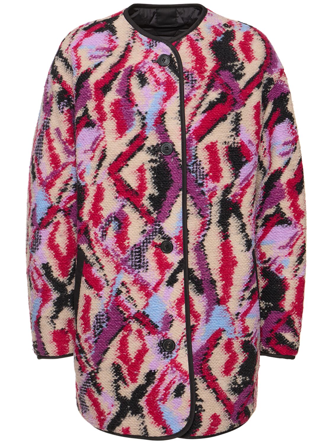 Image of Himemma Reversible Wool Blend Jacket