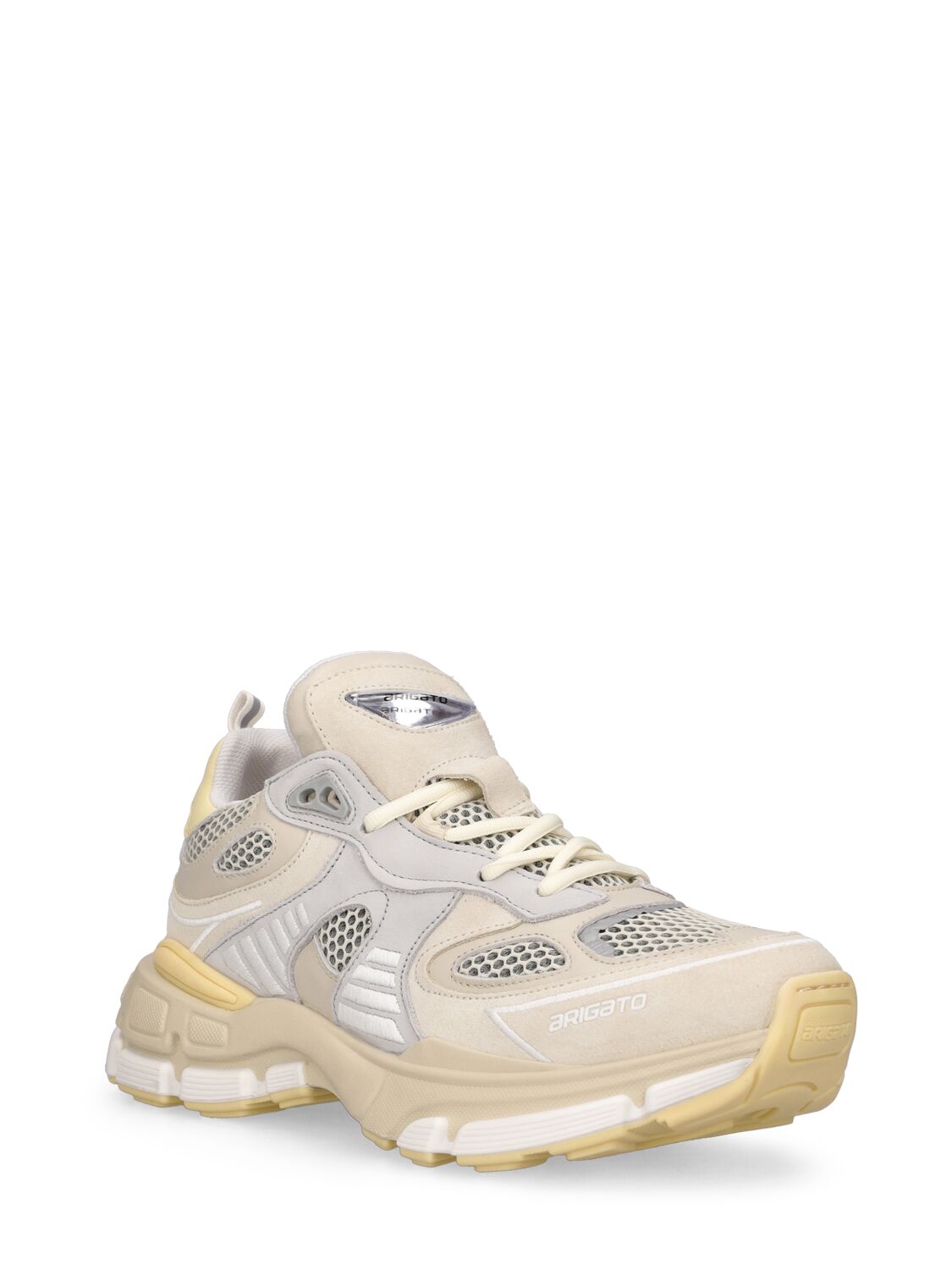 Shop Axel Arigato Ghost Runner Sneakers In Beige