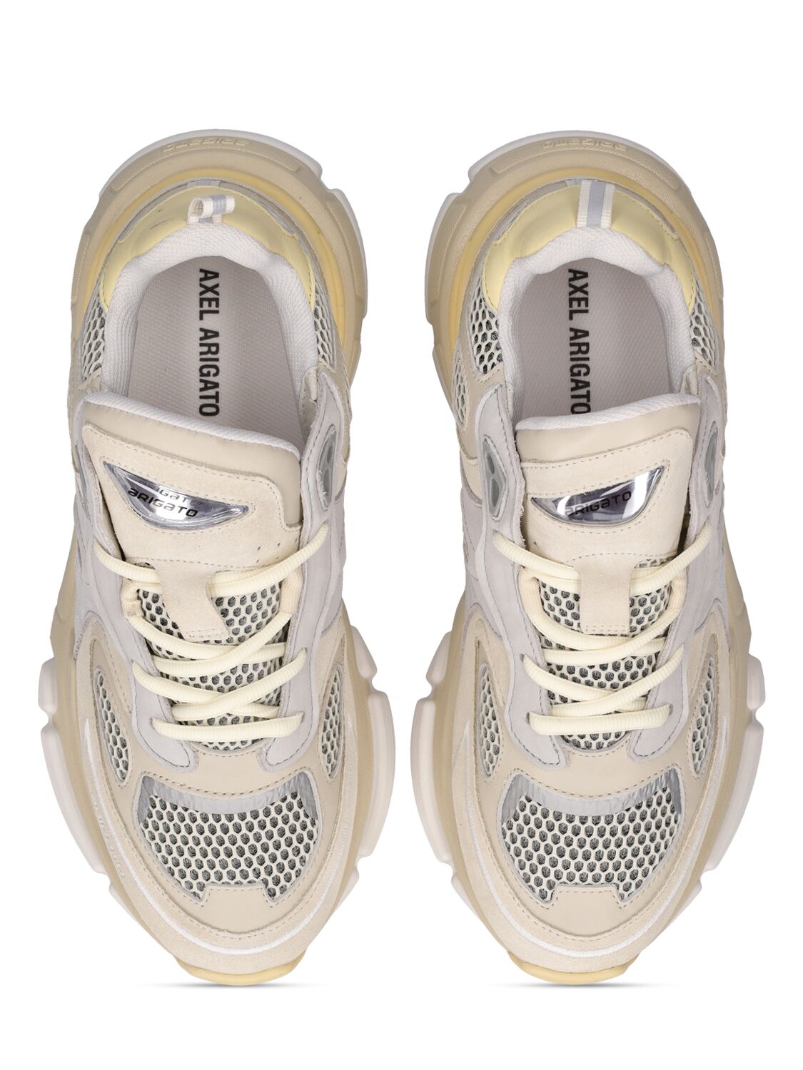 Shop Axel Arigato Ghost Runner Sneakers In Beige