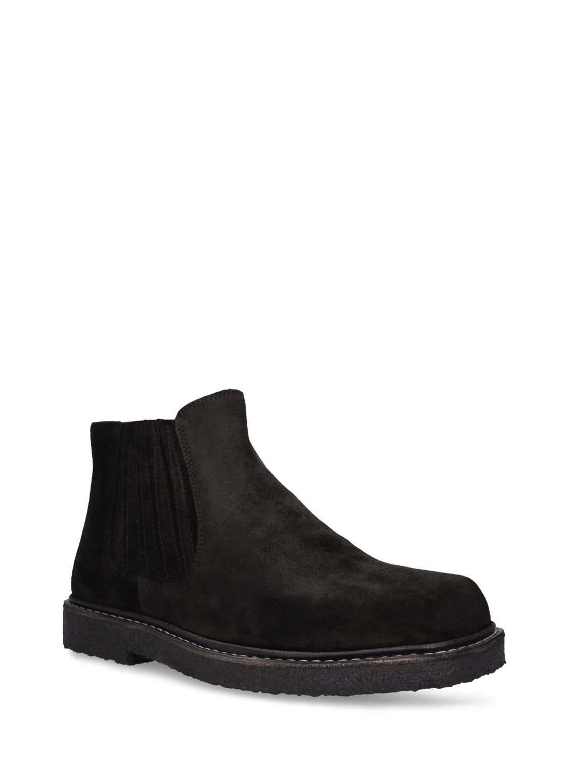 Shop Needles Suede Chelsea Boots In Black