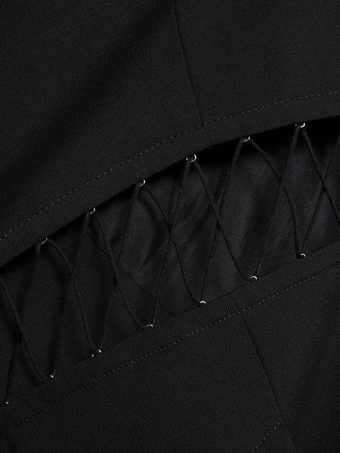 Shop Dion Lee Single Breasted Wool Interlock Jacket In Black