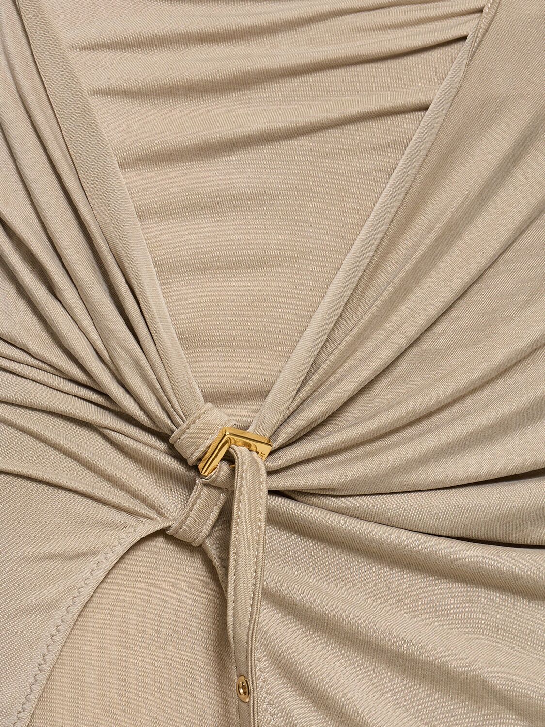 LA JUPE PAREO CROISSANT铜氨纤维围裹式半身裙