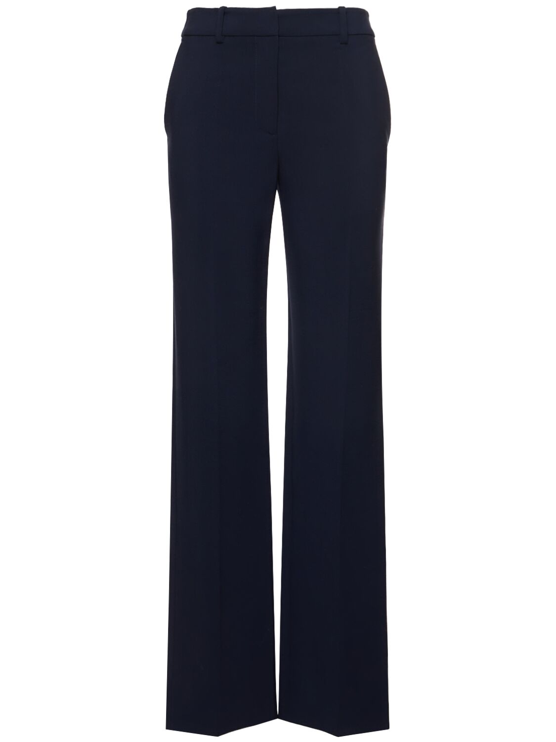 Tailored Stretch Wool Pants – WOMEN > CLOTHING > PANTS