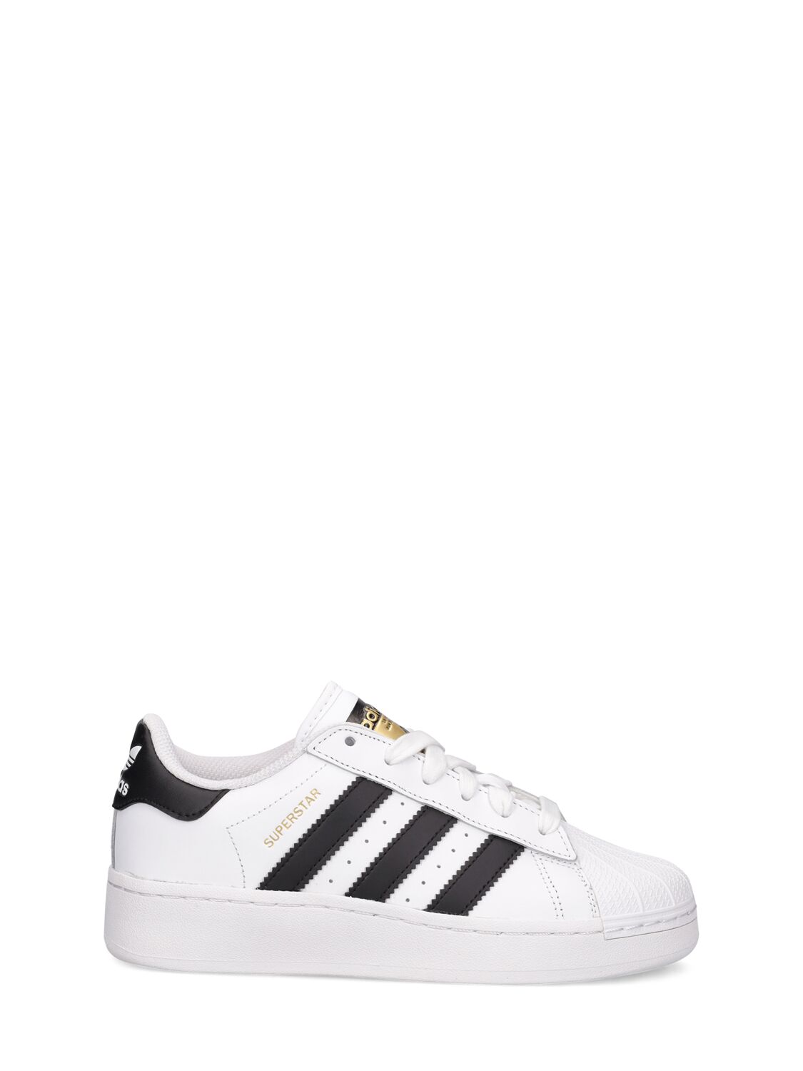 ADIDAS ORIGINALS SUPERSTAR LEATHER LACE-UP SNEAKERS