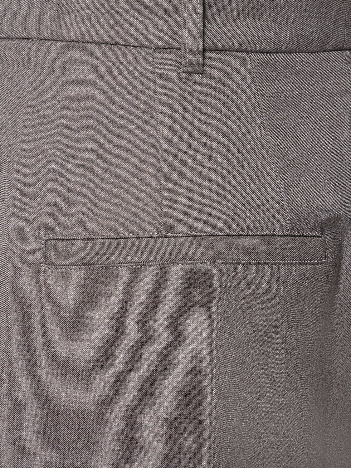 Shop Remain Wide Leg Viscose Blend Pants In Grey