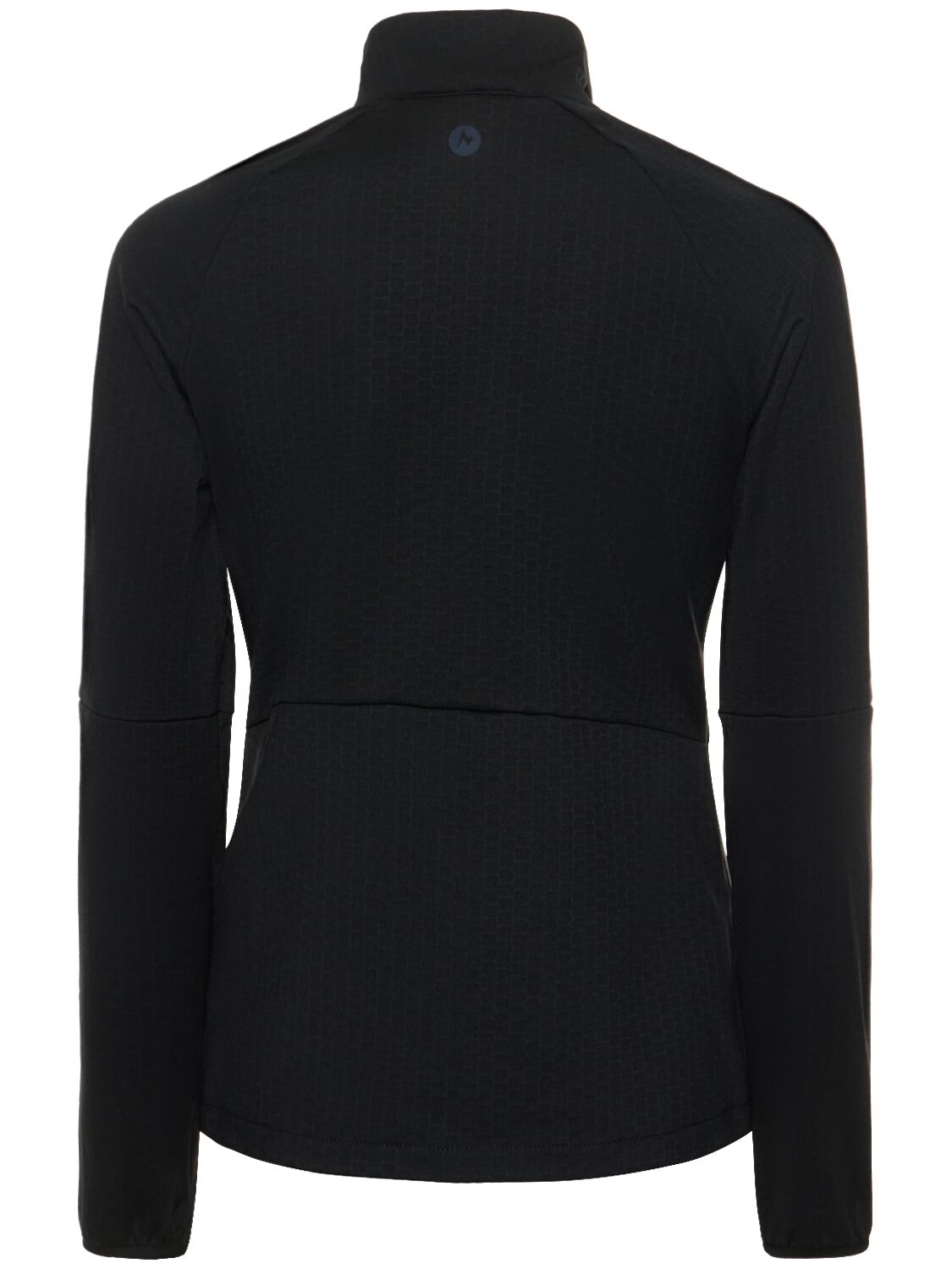 Shop Marmot Leconte Fleece Zip Up Jacket In Black