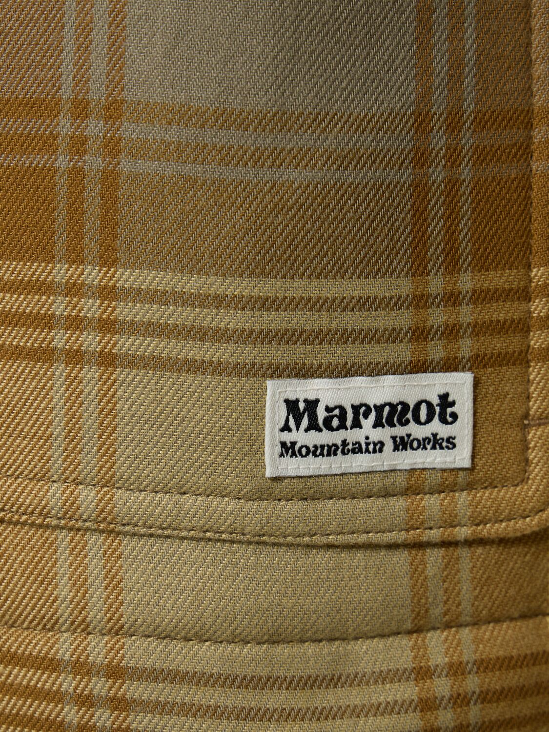 Shop Marmot Ridgefield Sherpa Flannel Overshirt In Light Oak