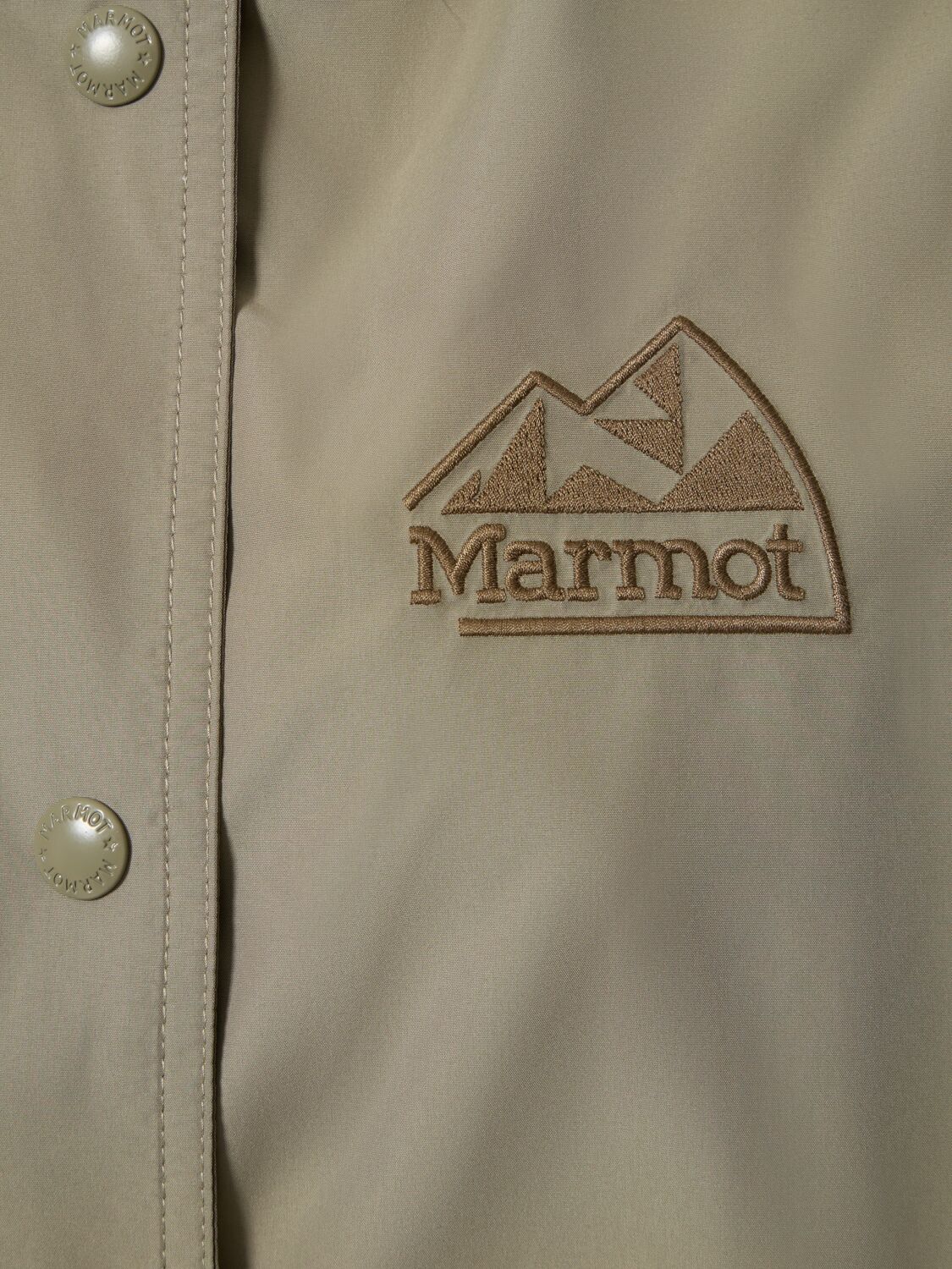 Shop Marmot '78 All-weather Long Parka In Khaki,grey