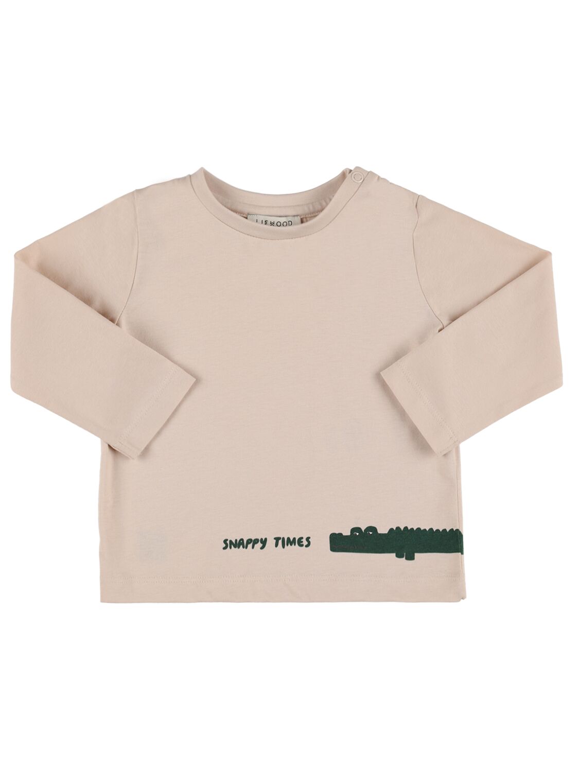 Crocodile Print Organic Cotton T-shirt – KIDS-BOYS > CLOTHING > T-SHIRTS