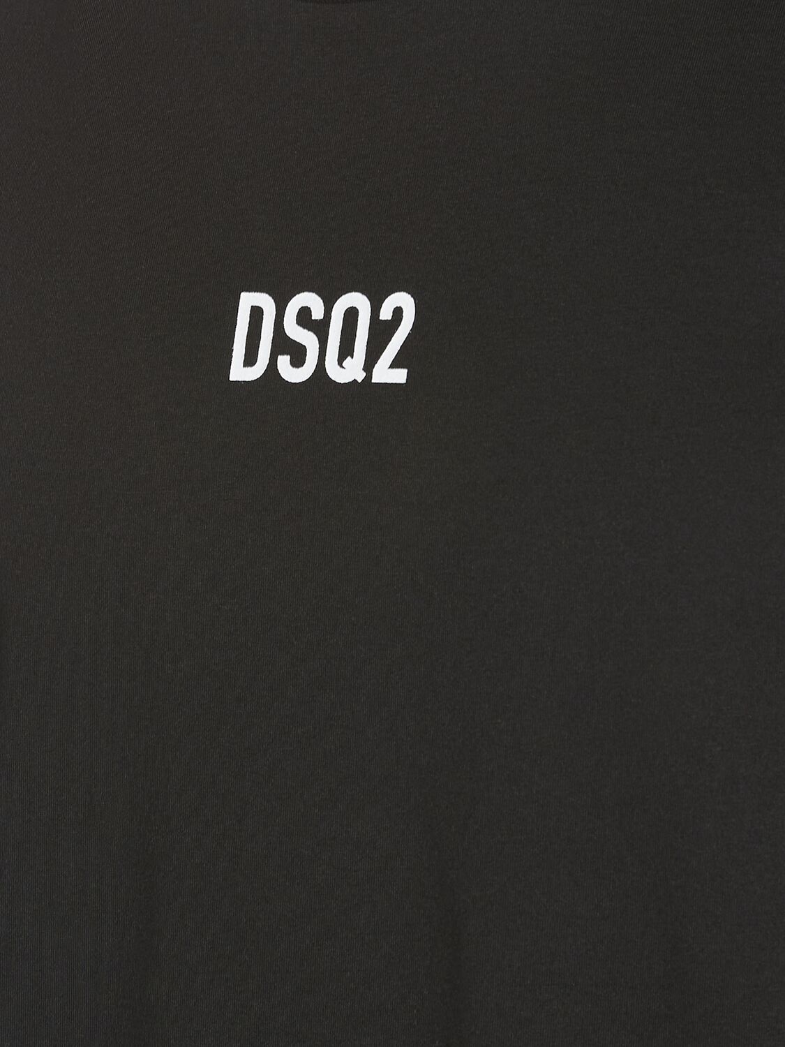 Shop Dsquared2 Loose Fit Cotton T-shirt In Schwarz