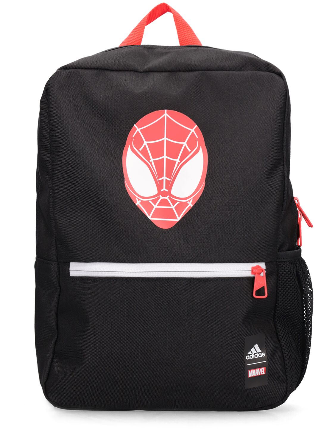 Adidas Originals Kids' Spiderman Print Recycled Poly Backpack In Metallic