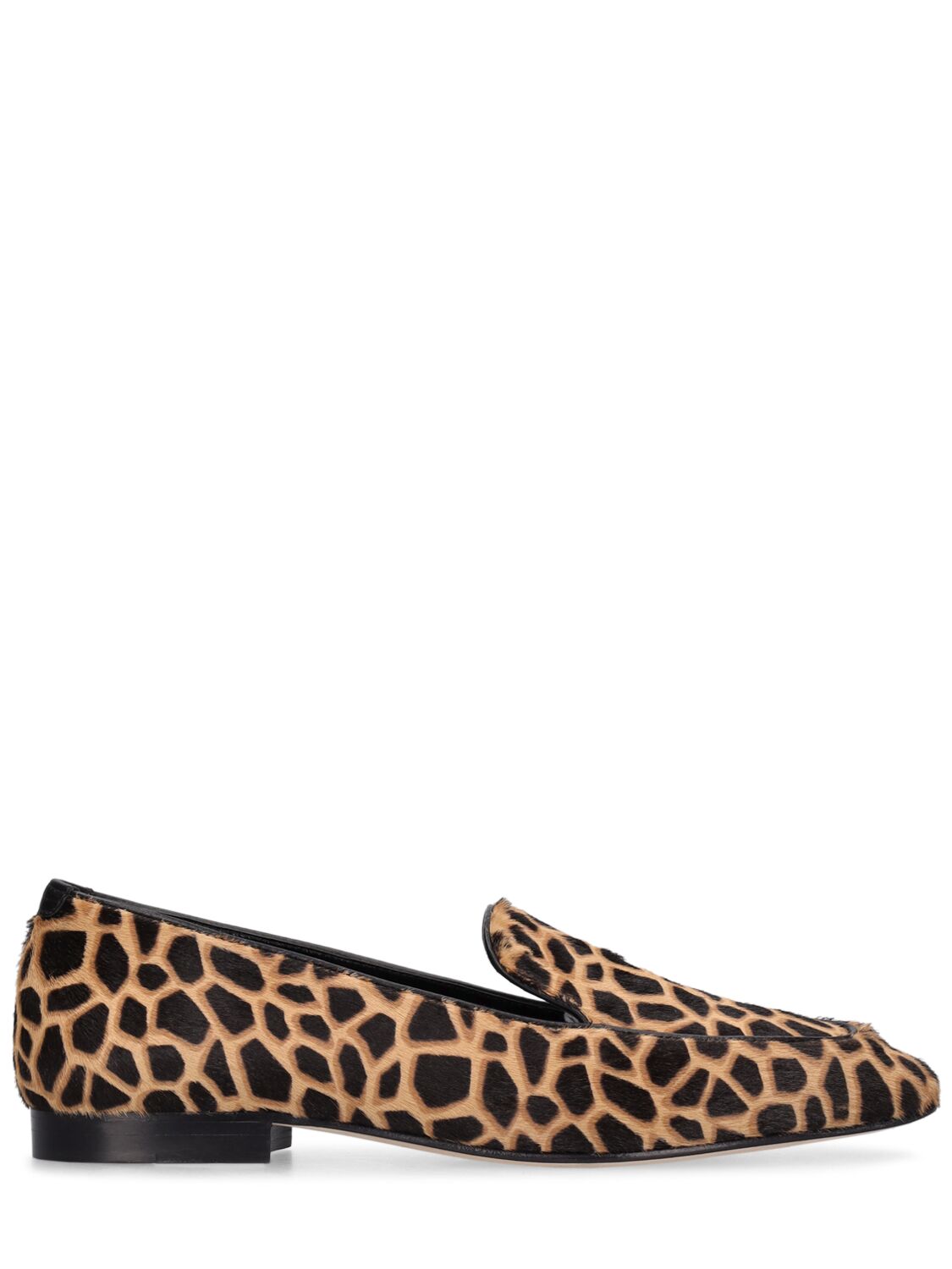Manolo Blahnik Leopard-print Leather Loafers In Beige,black