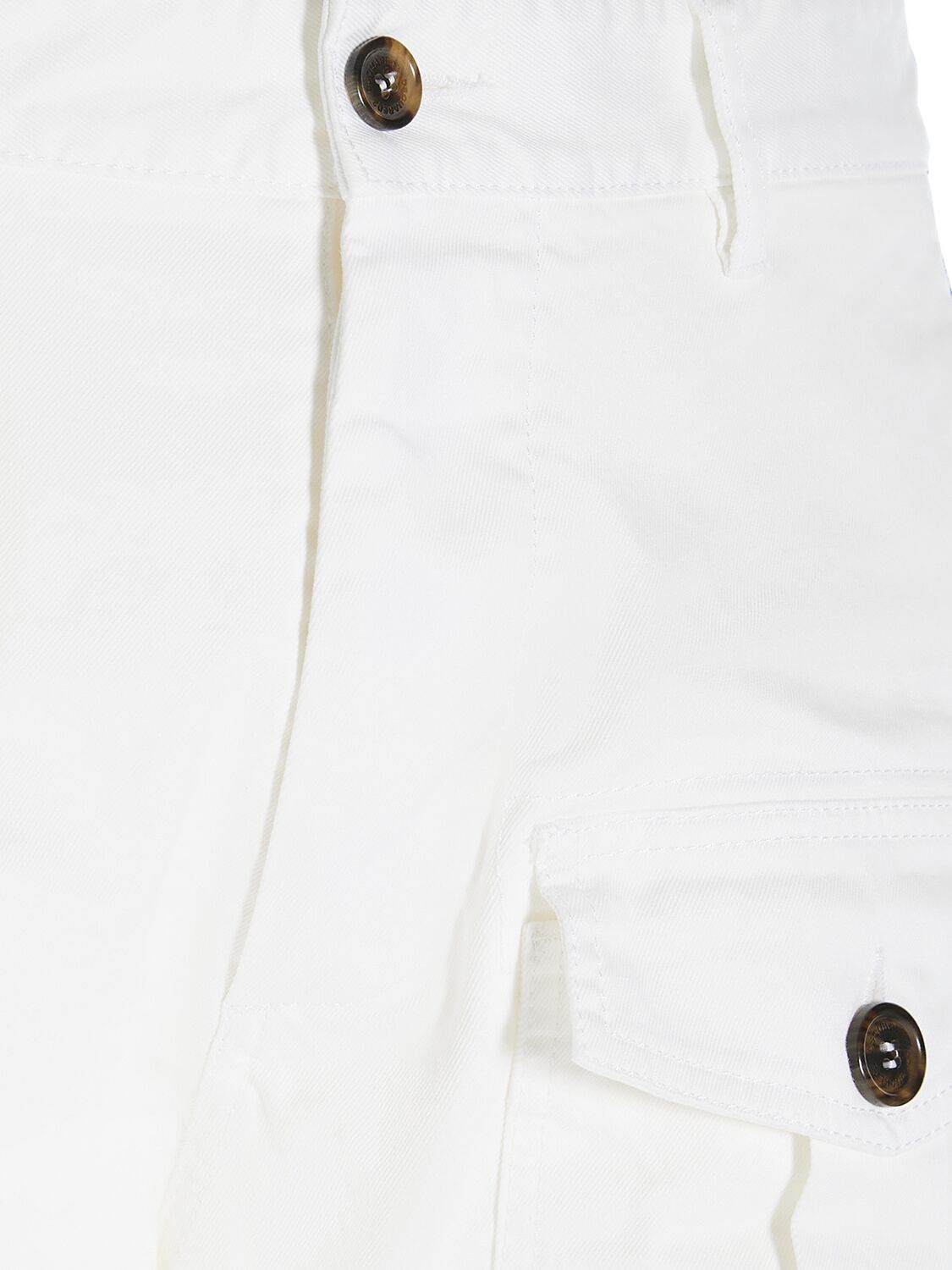 Shop Dsquared2 Sexy Cargo Stretch Cotton Pants In Weiss