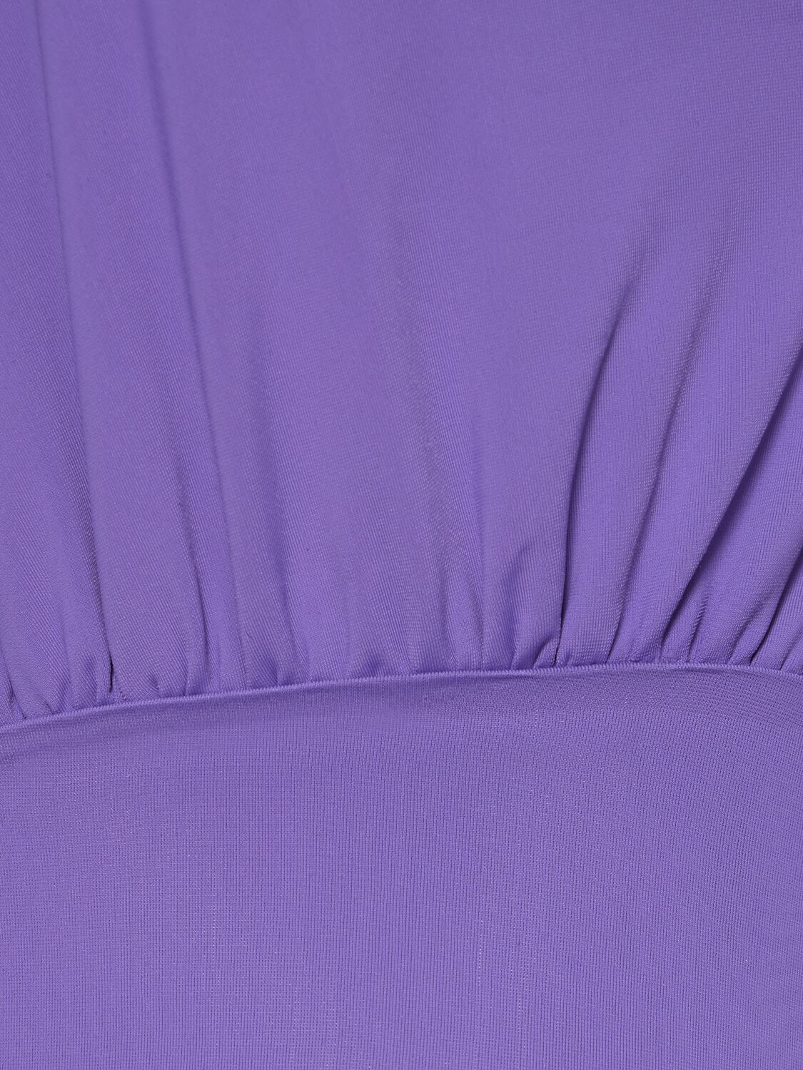 Shop The Andamane Hola Halter Neck Matte Lycra Jumpsuit In Purple