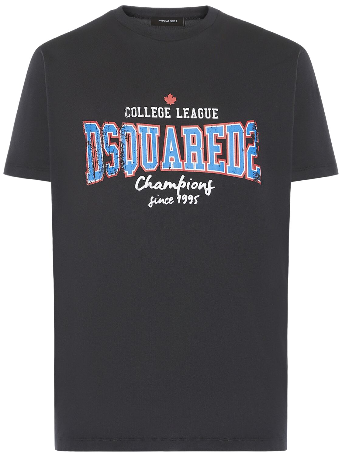 Dsquared2 T-shirt Aus Baumwolle Mit Logodruck In Schwarz