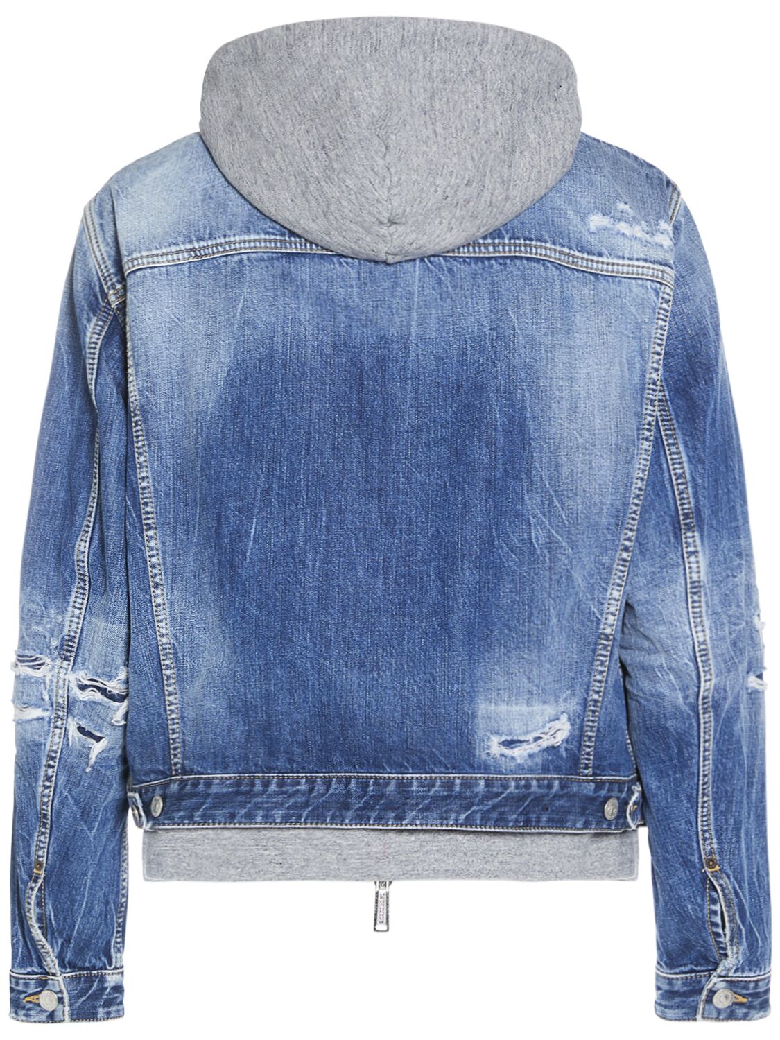 Shop Dsquared2 Over Denim Jean Jacket In Blau