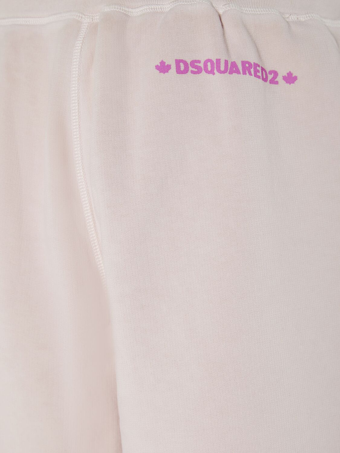 Shop Dsquared2 Relaxed Cotton Sweat Shorts In Babyrosa