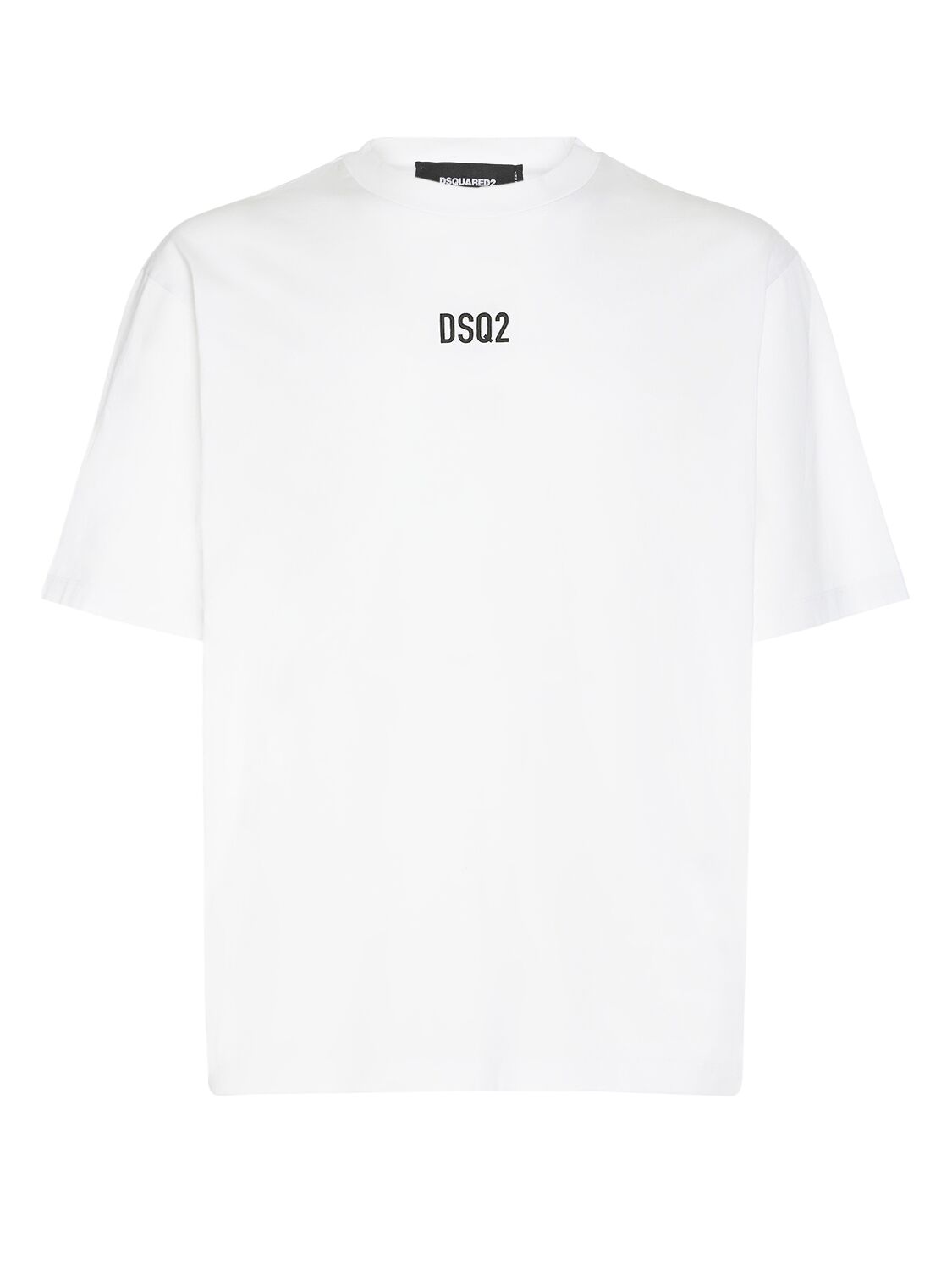 Shop Dsquared2 Loose Fit Cotton T-shirt In Weiss