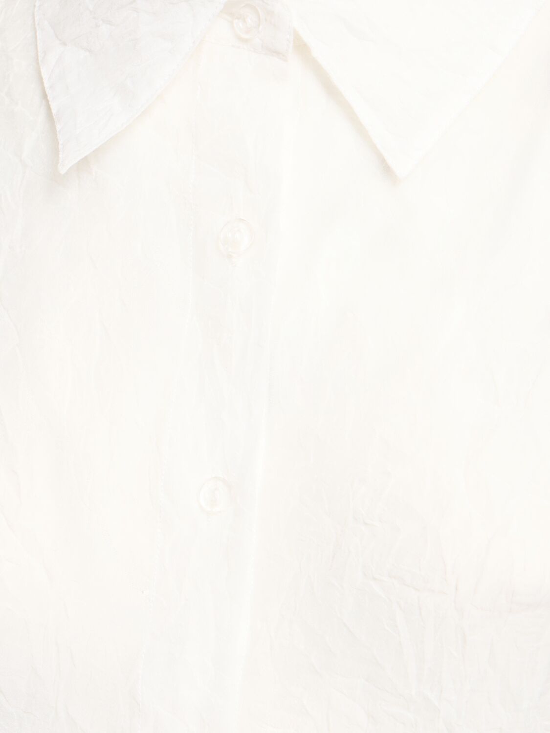 Simon Miller Rowena Tech Button Down Shirt In White