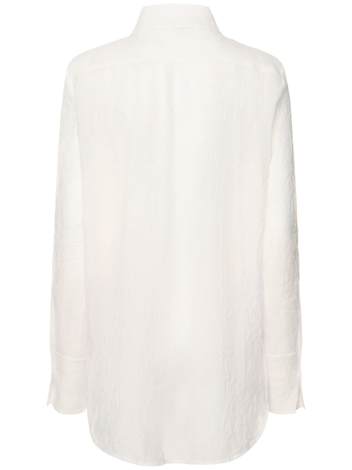 Simon Miller Rowena Tech Button Down Shirt In White