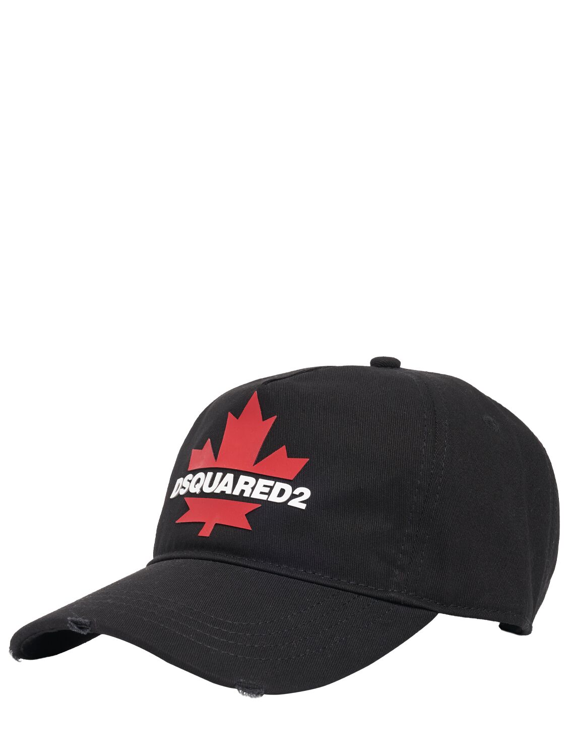 Shop Dsquared2 Leaf Logo Baseball Cap In Black