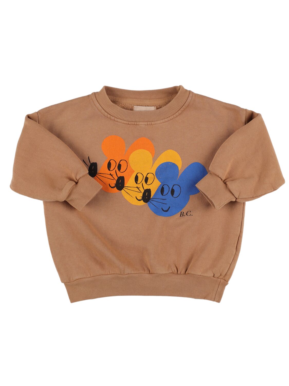 Mouse Print Organic Cotton Sweatshirt – KIDS-BOYS > CLOTHING > SWEATSHIRTS