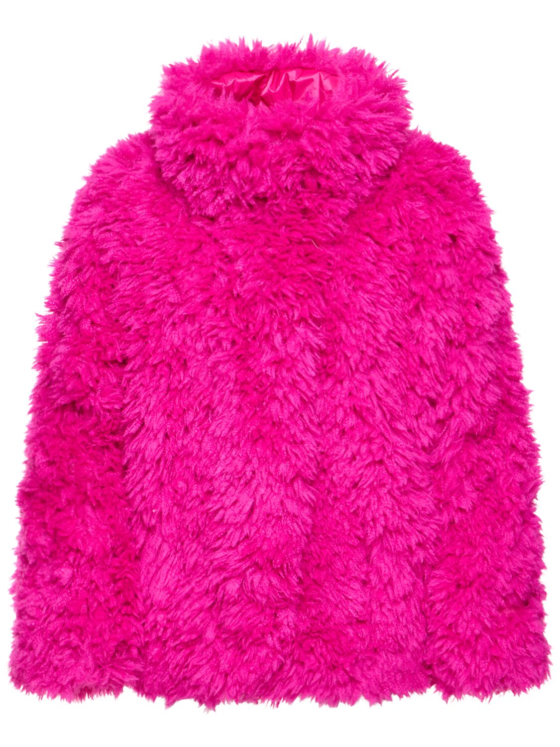 Goldbergh Oversized Woolly Nylon Jacket In Fuchsia