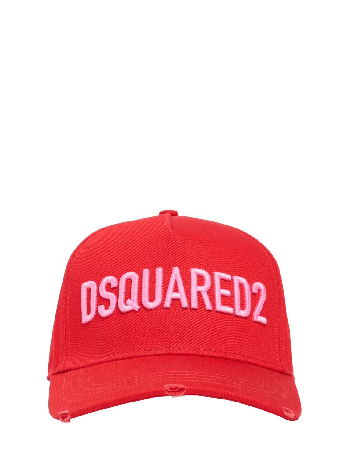 Dsquared2 Technicolor Baseball Cap In Red,pink