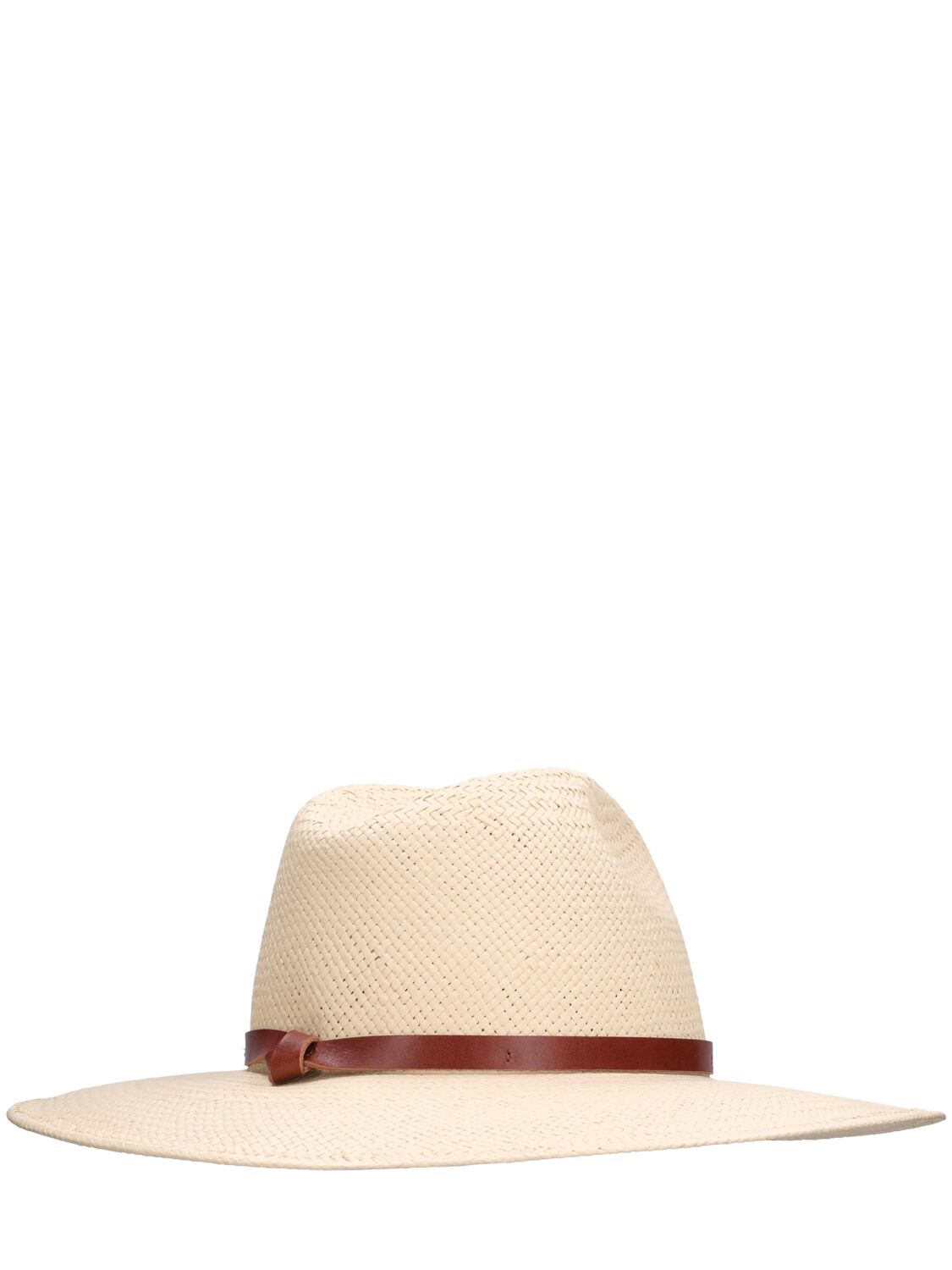 Shop Janessa Leone Judith Packable Fedora In Natural
