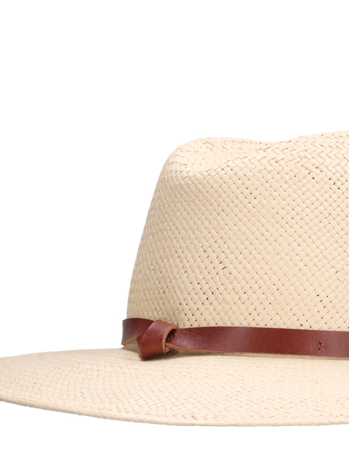 Shop Janessa Leone Judith Packable Fedora In Natural