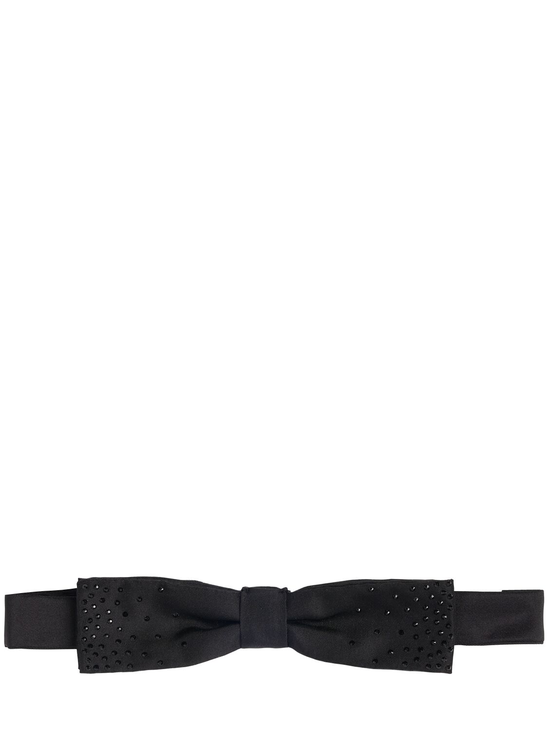 Dsquared2 Bow Tie W/ Crystals In Black