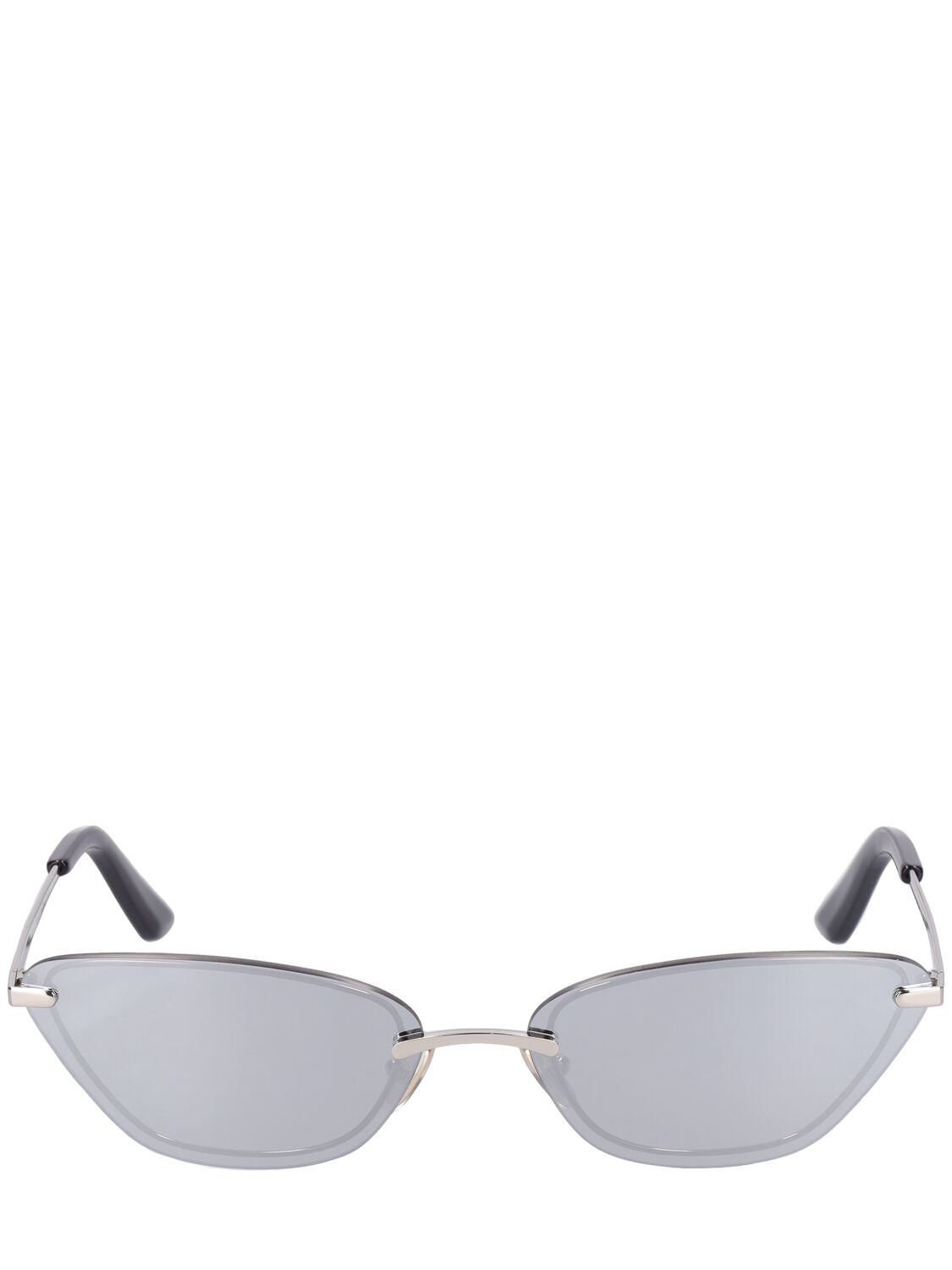 Zimmermann Uptempo Cat-eye Metal Sunglasses In Chrome,mirror