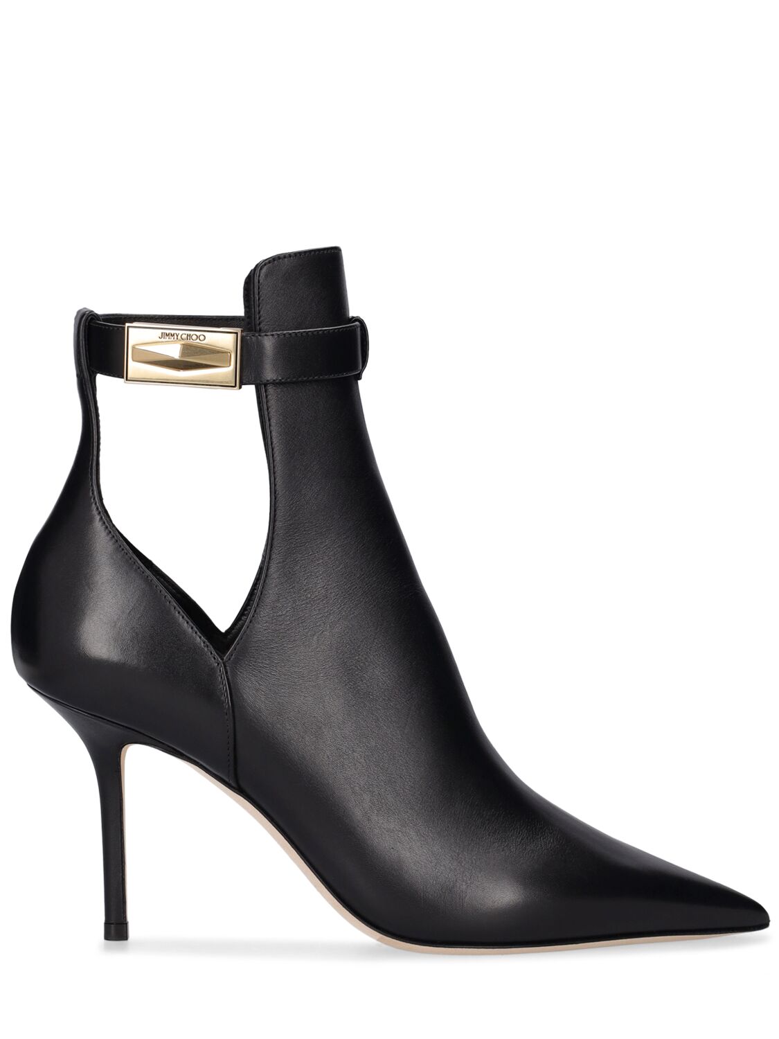 Jimmy Choo 85mm Nell Ankle Boots In Black