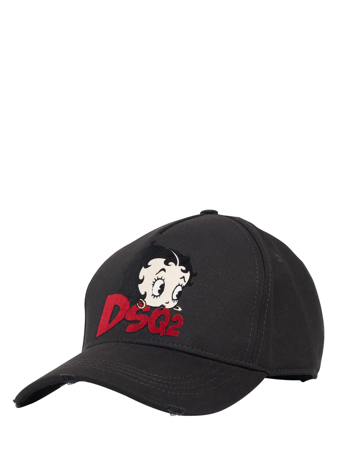 Shop Dsquared2 Betty Boop Baseball Cap In Black