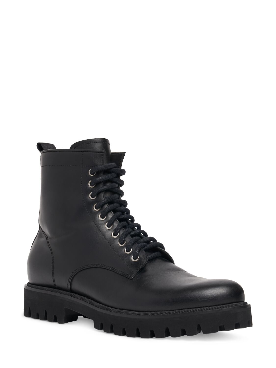 Shop Dsquared2 Be Icon Combat Boots In Black