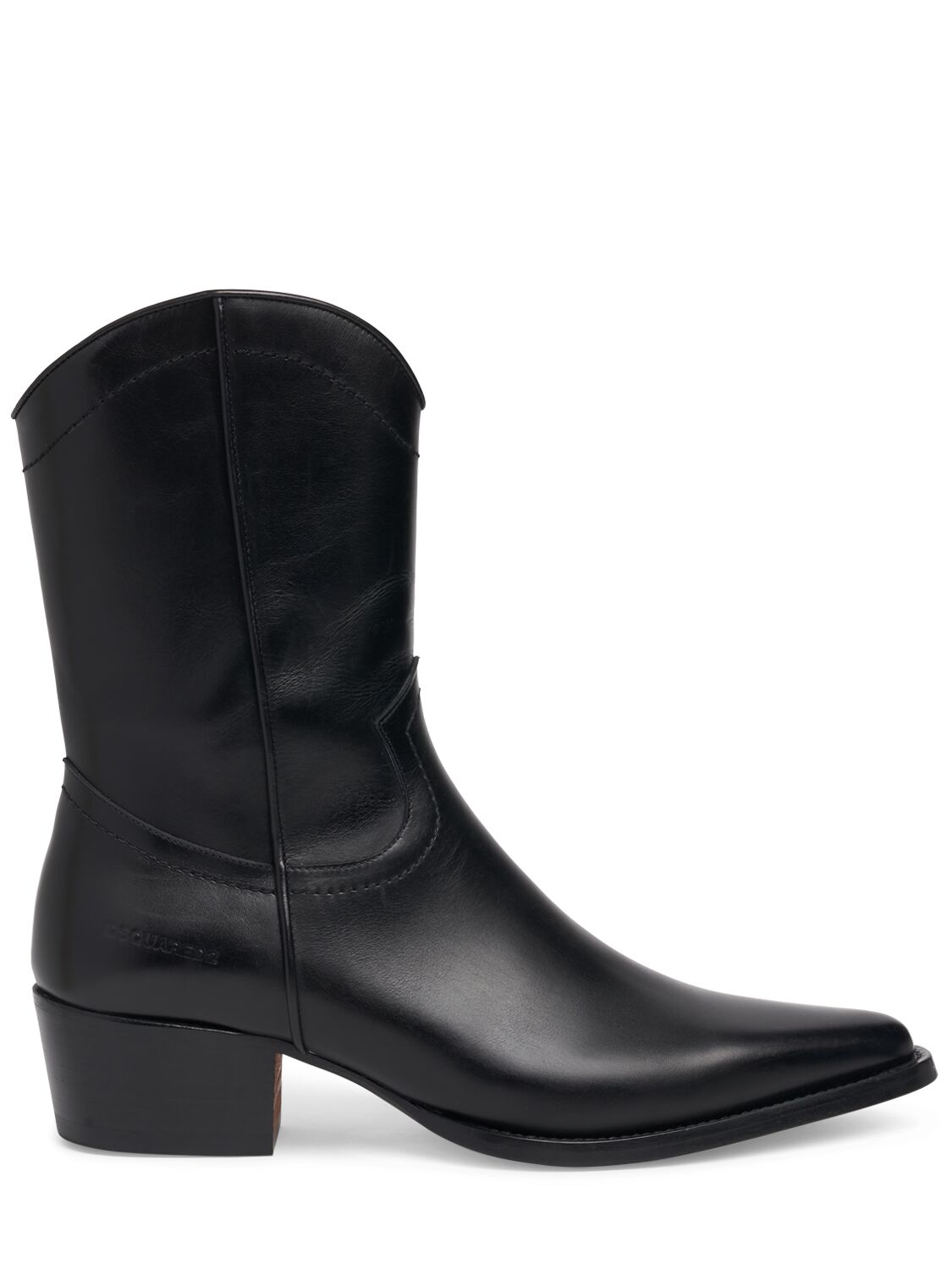 Dsquared2 Leather Tex Boots In Black