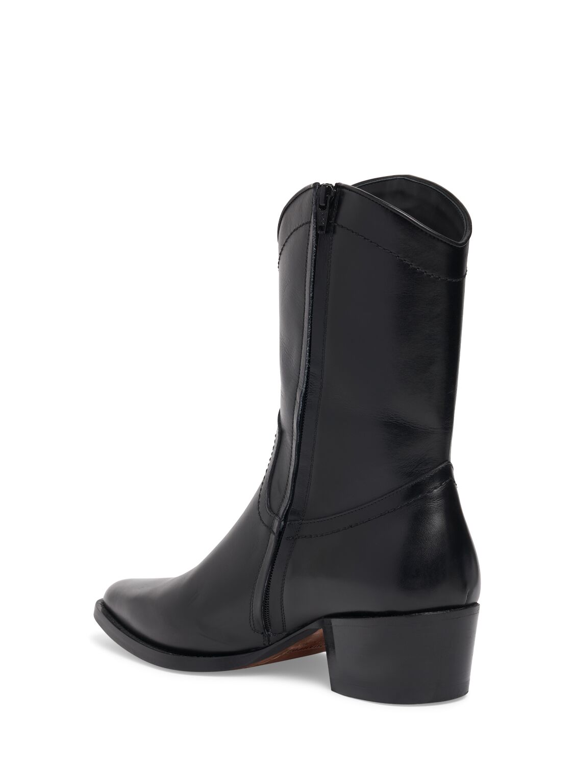 Shop Dsquared2 Leather Tex Boots In Black